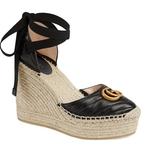 espadrille gucci 2018|gucci espadrilles wedges.